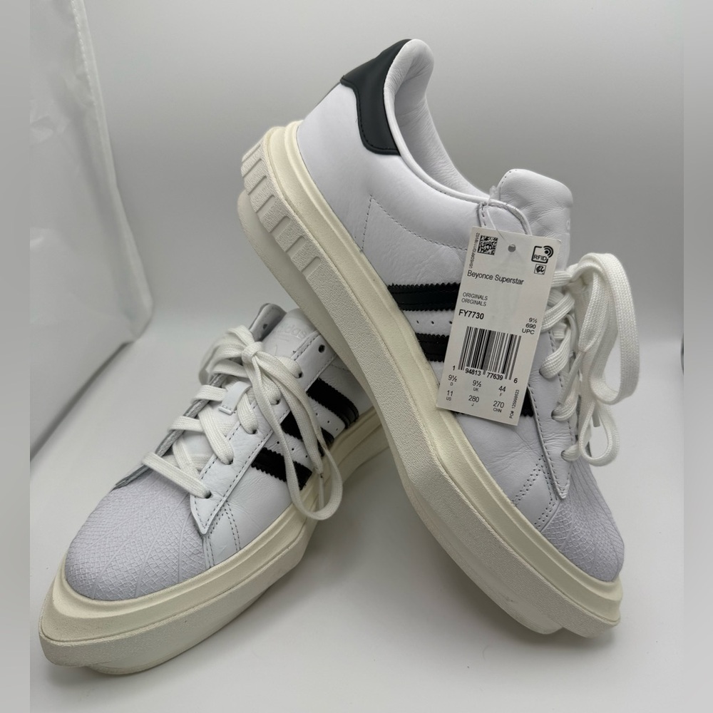 BEYONCE X ADIDAS IVY PARK Superstar Originals Platform Sneaker Shoes NWT US 11 - Picture 5 of 15